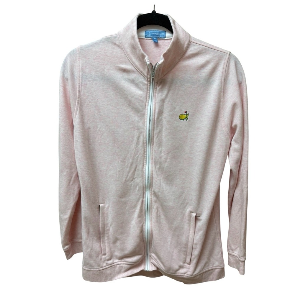 Magnolia Lane Masters Collection Jacket Pink Full Zip Golf Augusta National Sz M